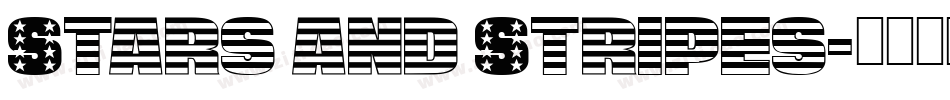 Stars and Stripes字体转换